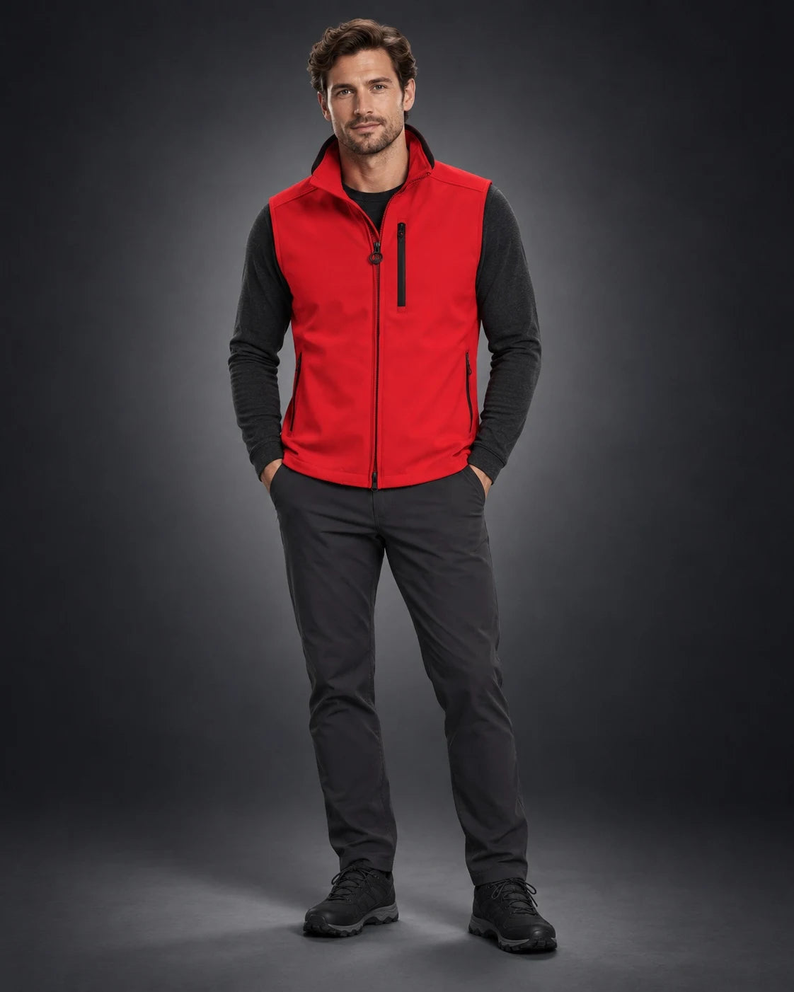 Alpinus Vest, 1050,  Red
