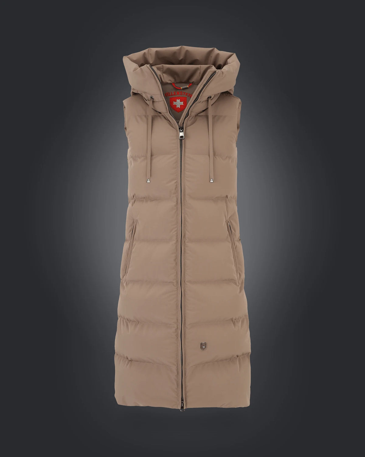 Goldmine Long Vest, 565, Darksand