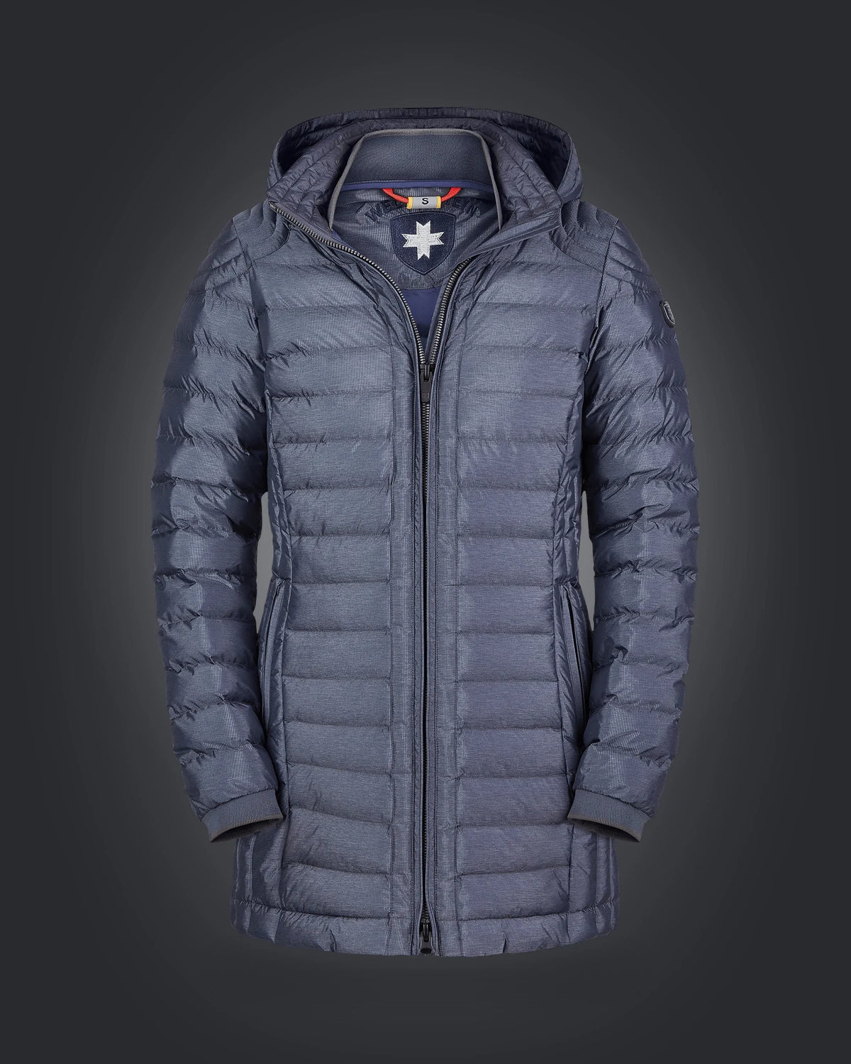 Helium Medium with Hood, 657, Navy