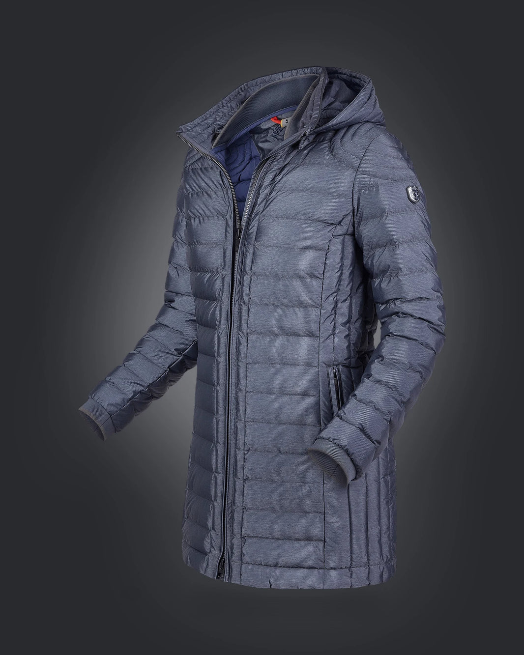 Helium Medium with Hood, 657, Navy