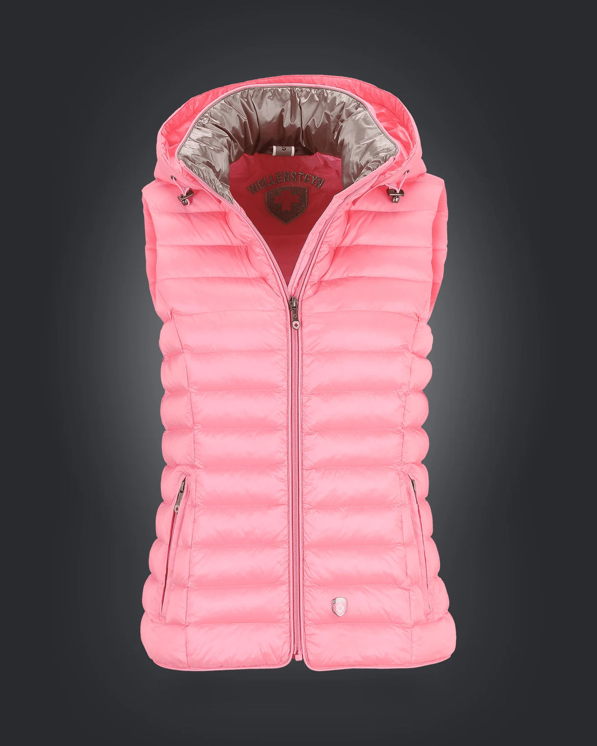 Italy Vest Hood,1001,Lipstickrose