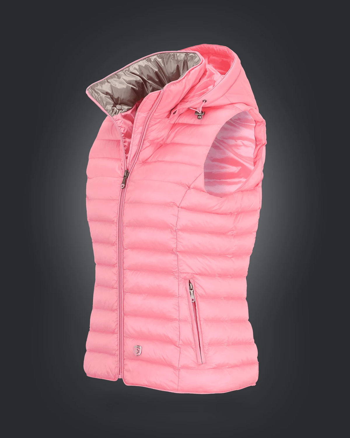 Italy Vest Hood,1001,Lipstickrose