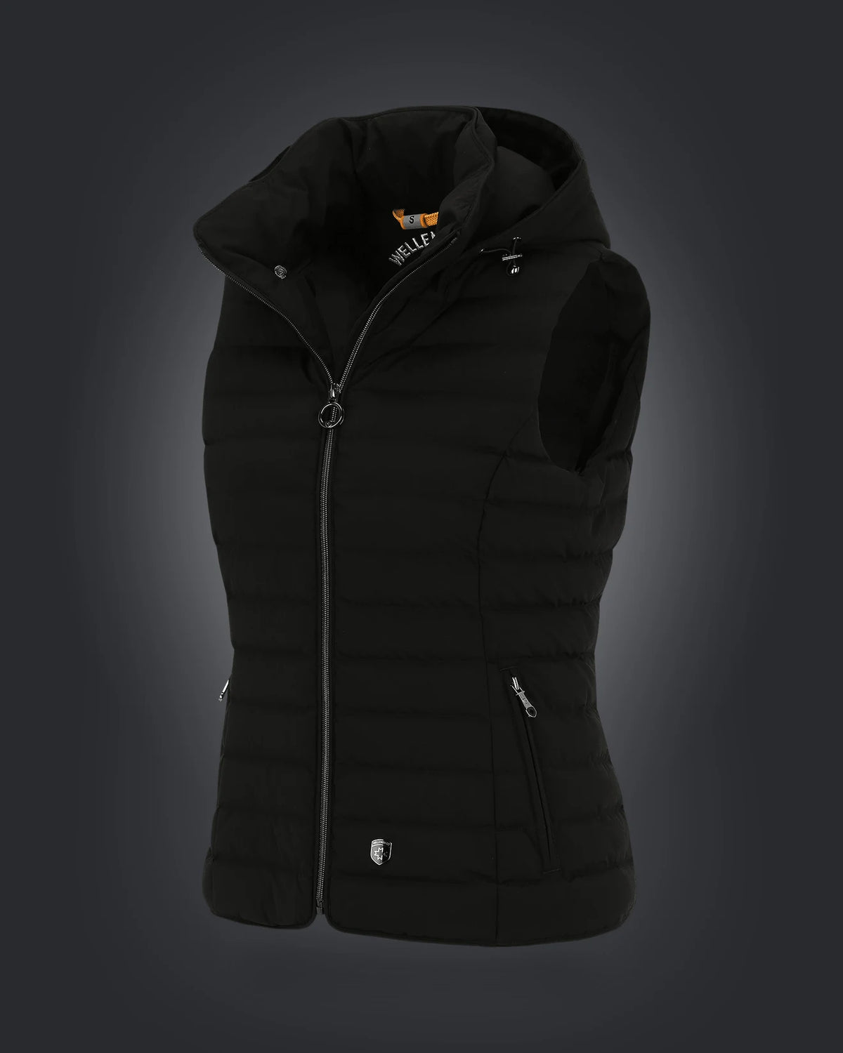 Italy Vest Hood,719,Schwarz