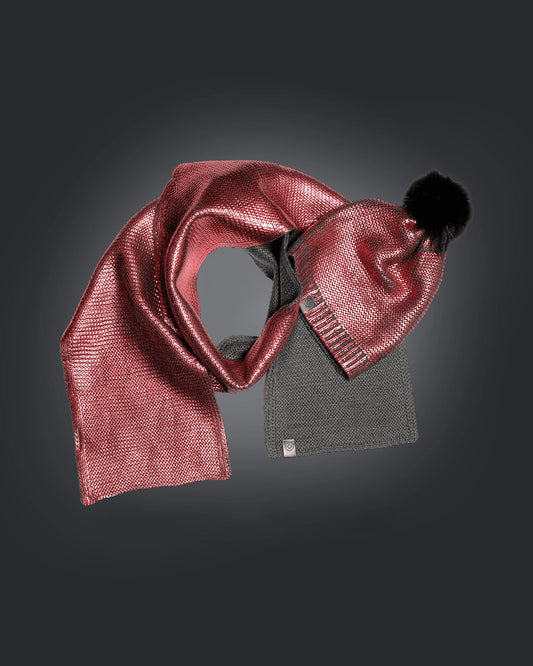 Metallic Duo Set, 559, Redmetallic