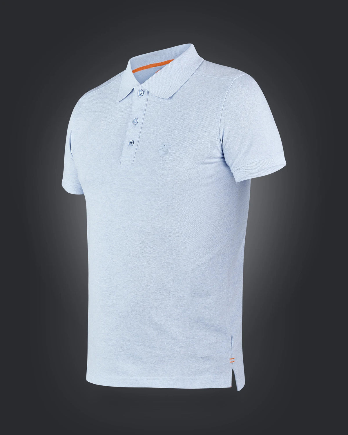 Polo Shirt Sport, 1033, Lightbluemelange