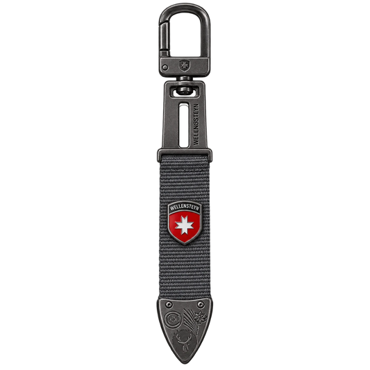 Schlüsselanhänger, Anthracite, Red, White