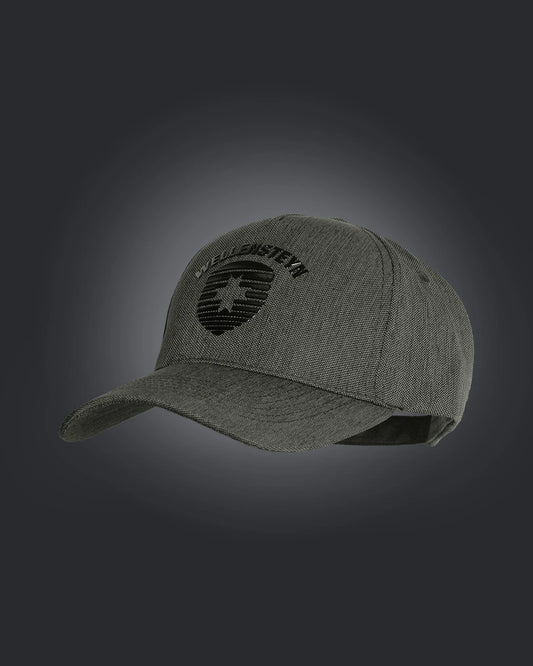 Stripe Cap,988, Saltpepper/Black