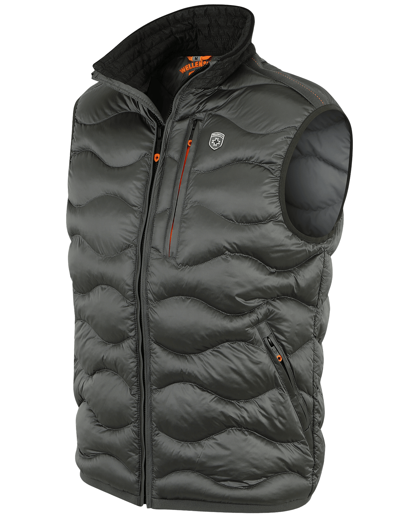 Airweight Men Vest,887, Metallicgrey