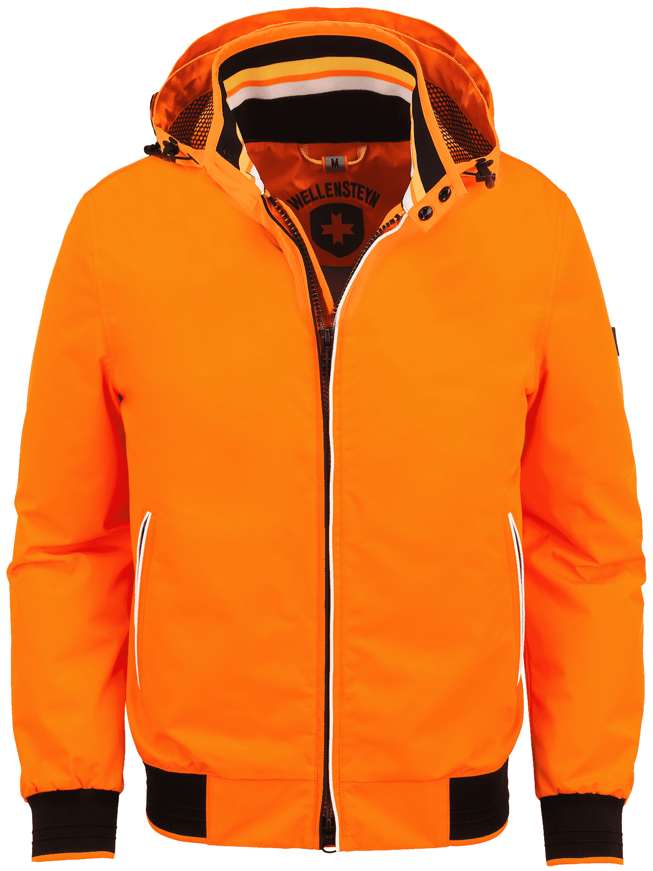 College,825, Orange/White