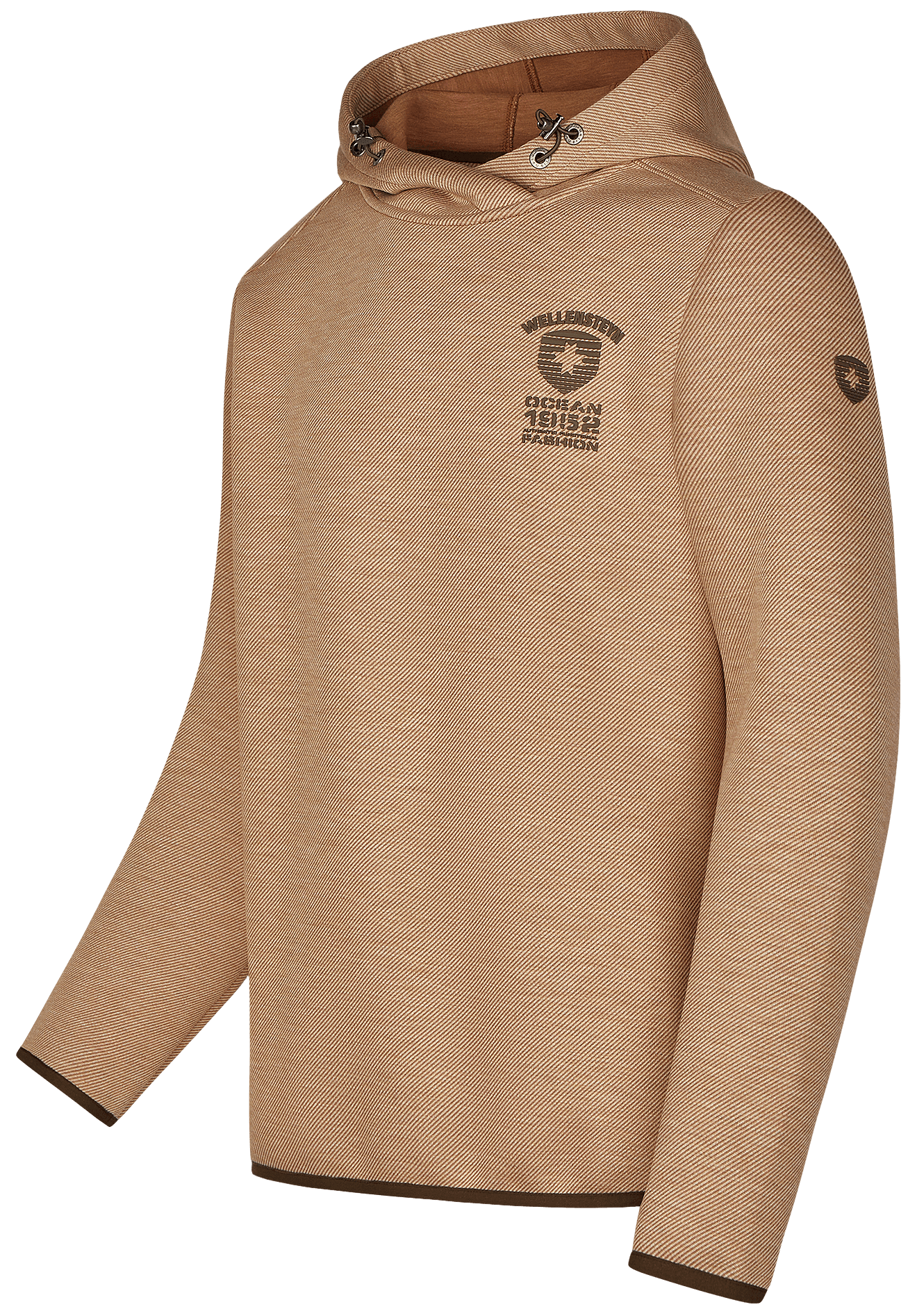 DynaCross Men Hood, ScuWiLiHiTec, Macchiatomelange