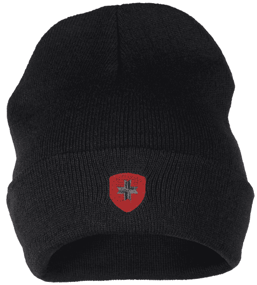 Hafenmütze,105,Schwarz/Rot/Anthracite