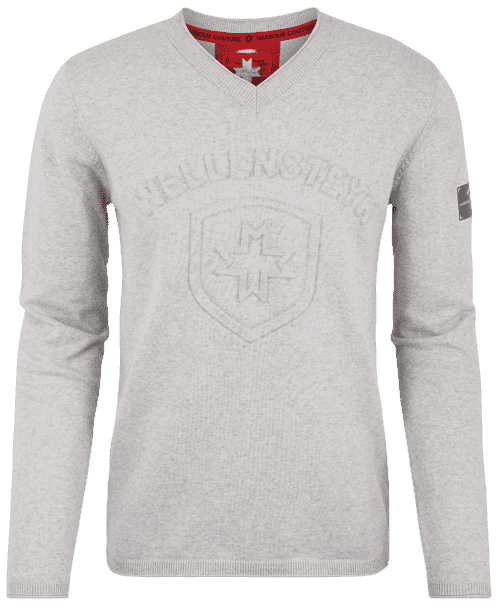 Herren Pullover 004, 936,Heathergrey