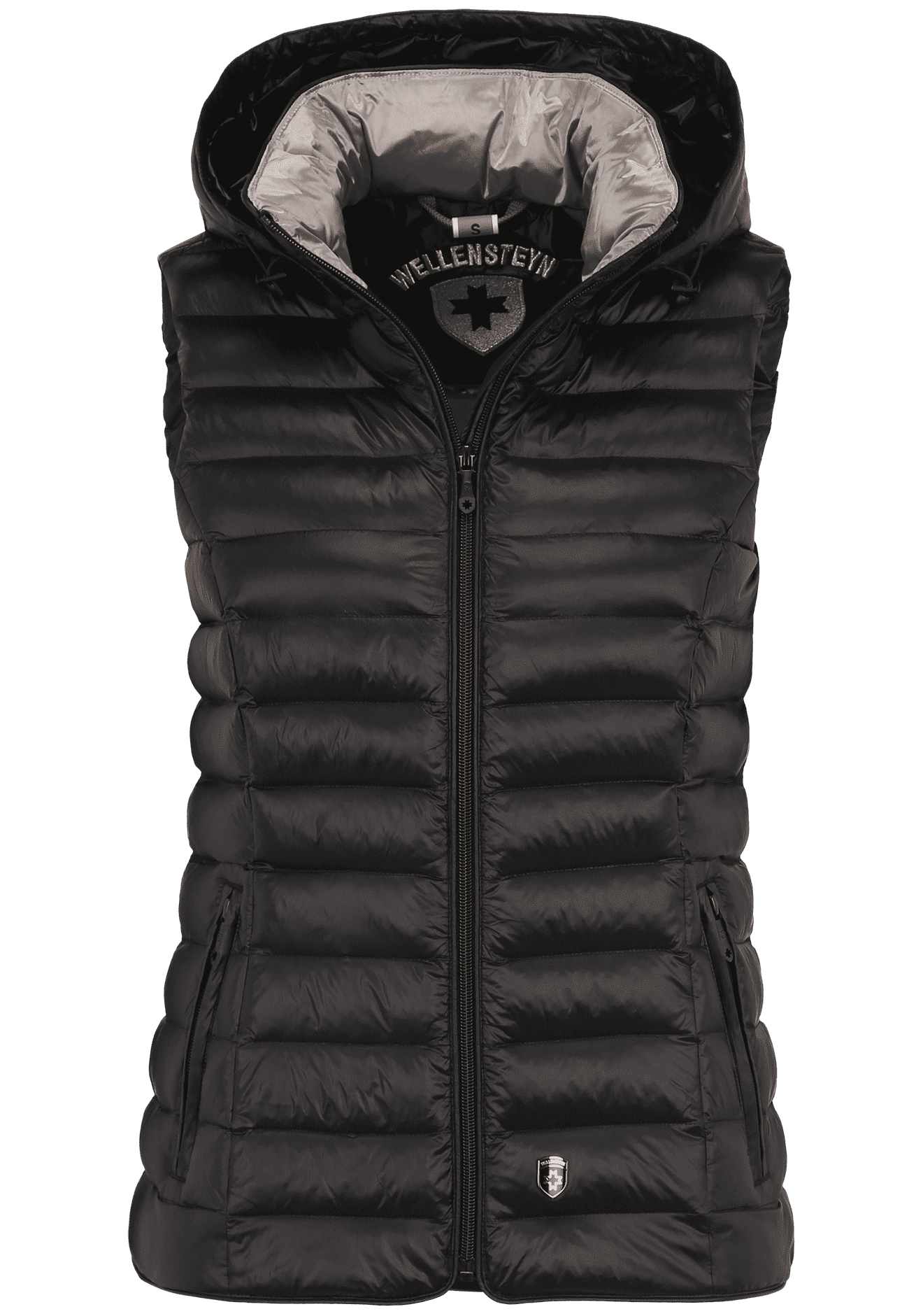 Italy Vest Hood,1001,Schwarz