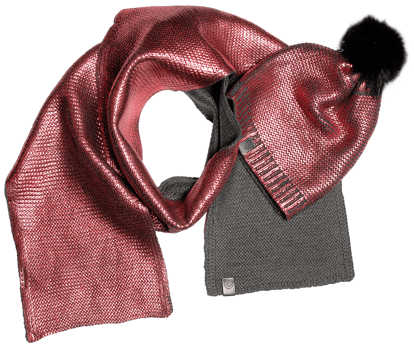 Metallic Duo Set, 559, Redmetallic