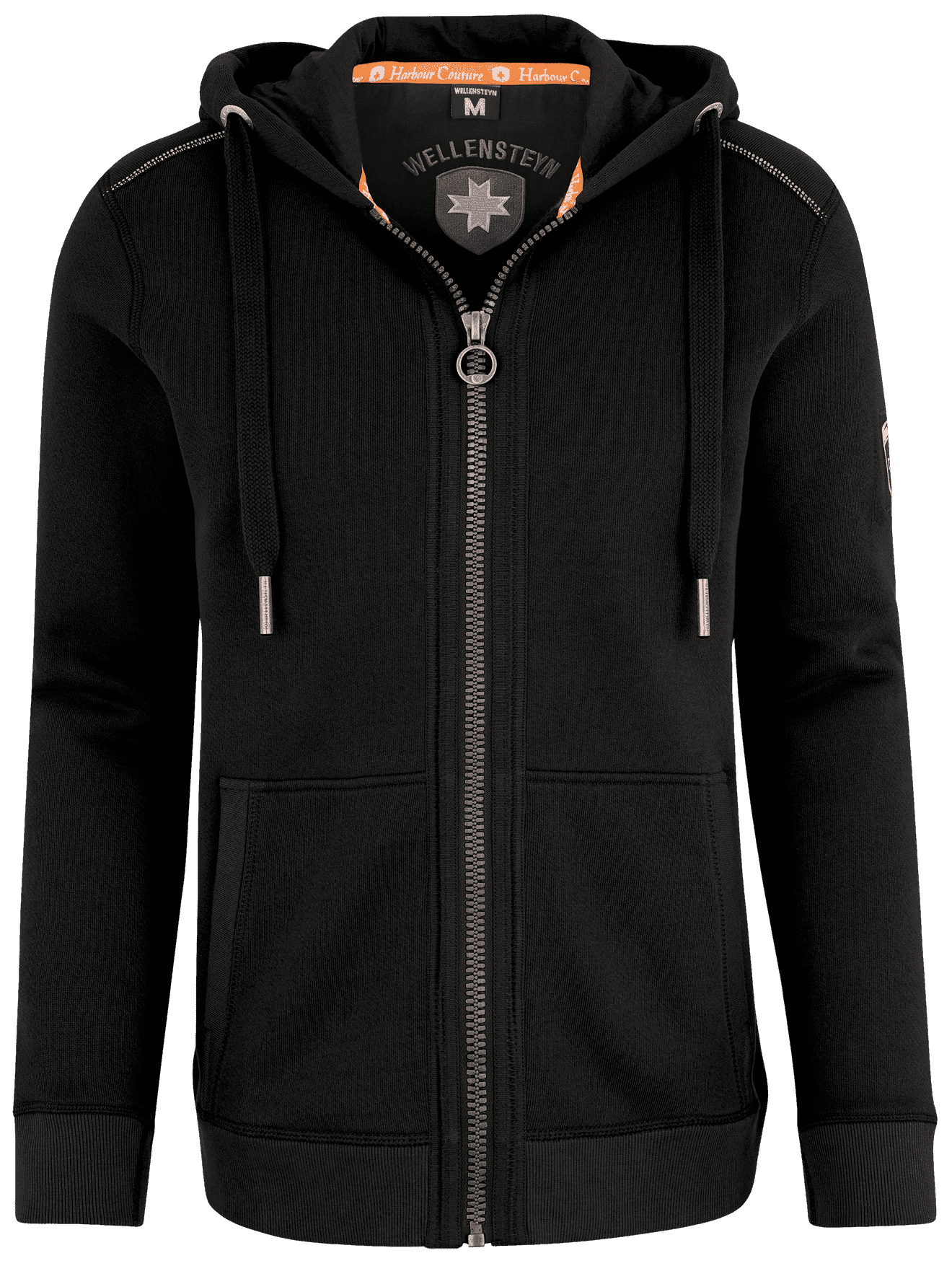Yacht Hoodie Men,864,Schwarz