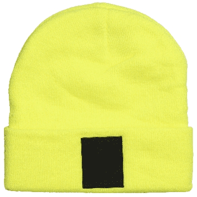 BEN BadgeLong Hat,105, Neonyellow