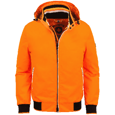 College,825, Orange/White