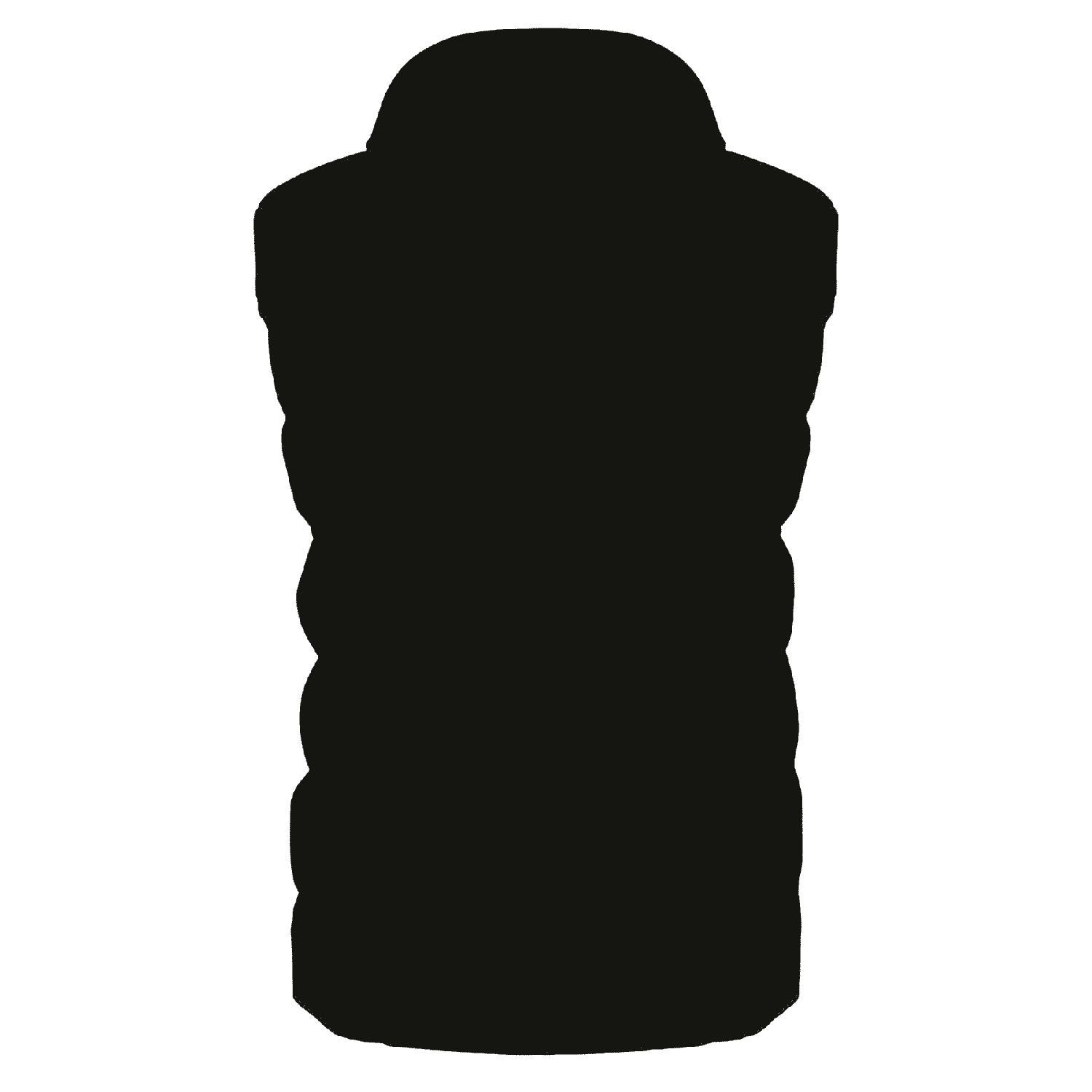 Blackbird Men Short Vest,565, Schwarz
