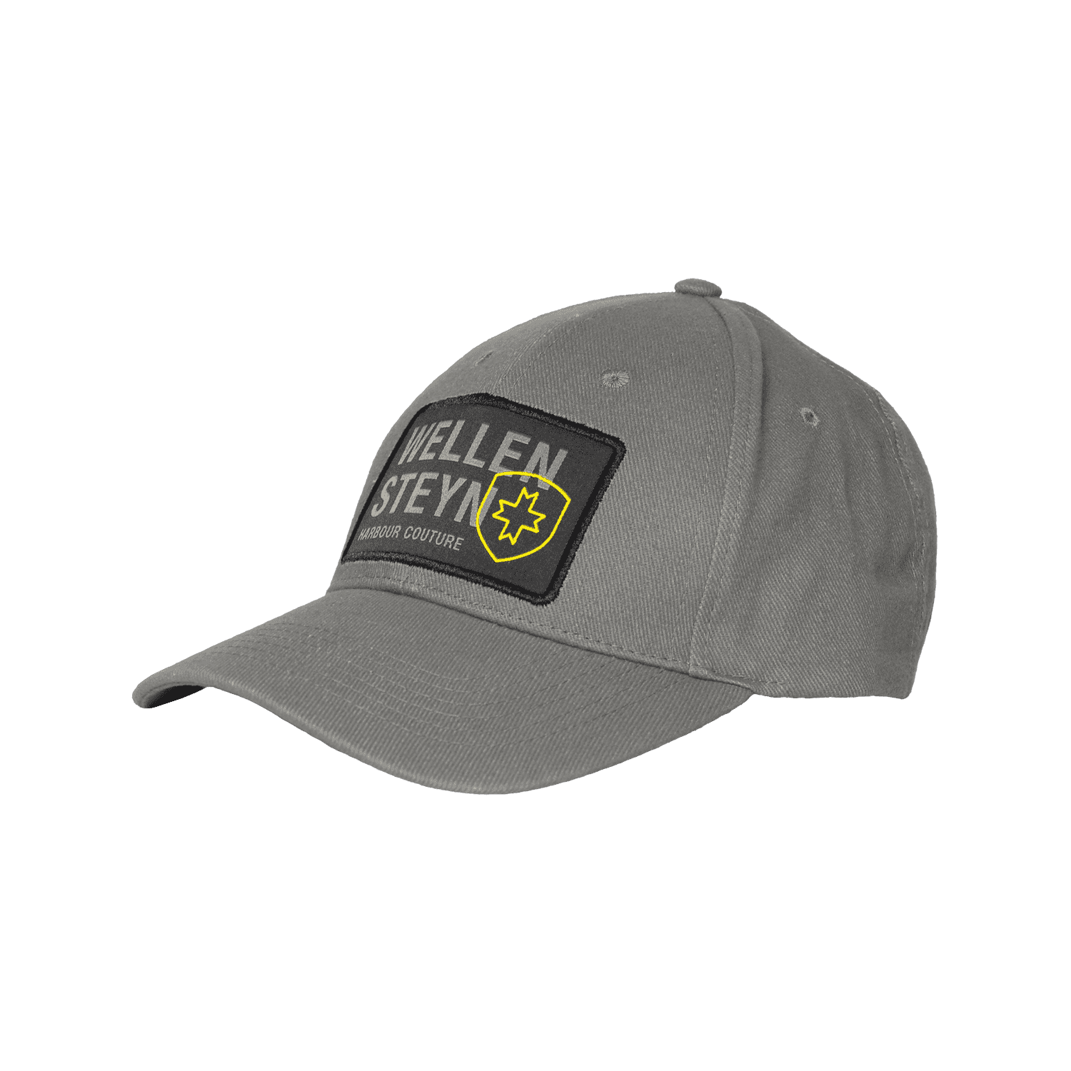 Baseball-Cap 04, 198, Grey/Darkgrey/Yellow