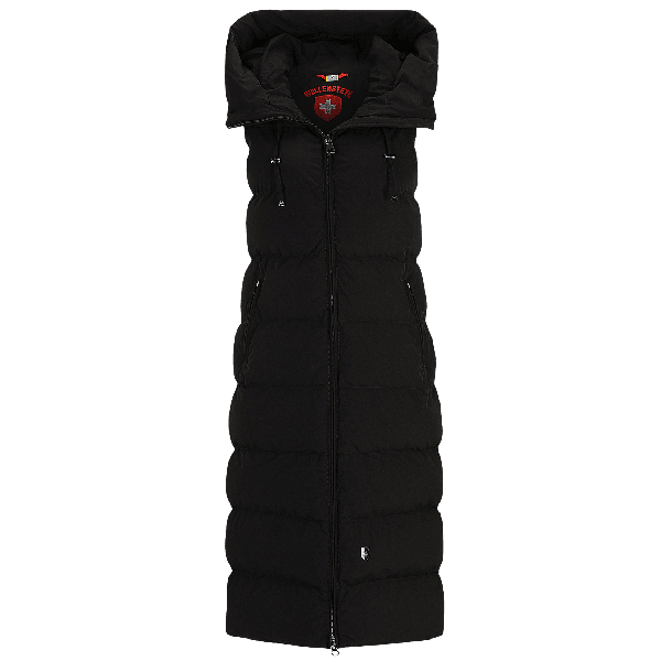 Goldmine Extra Long Vest, 565,  Schwarz