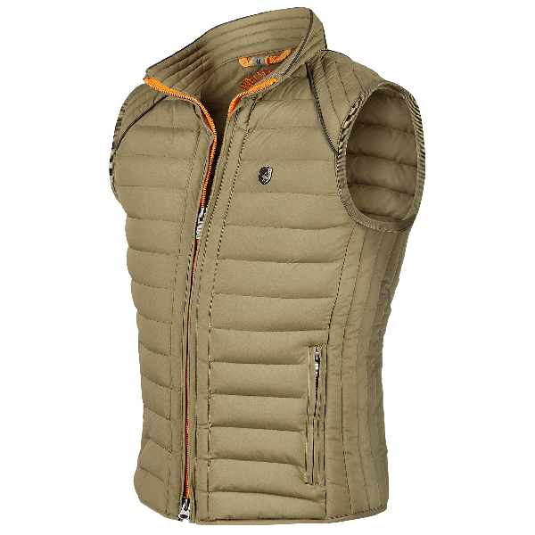 MOL Men Vest, MoSoDuHiTec, Lightarmy/Orange