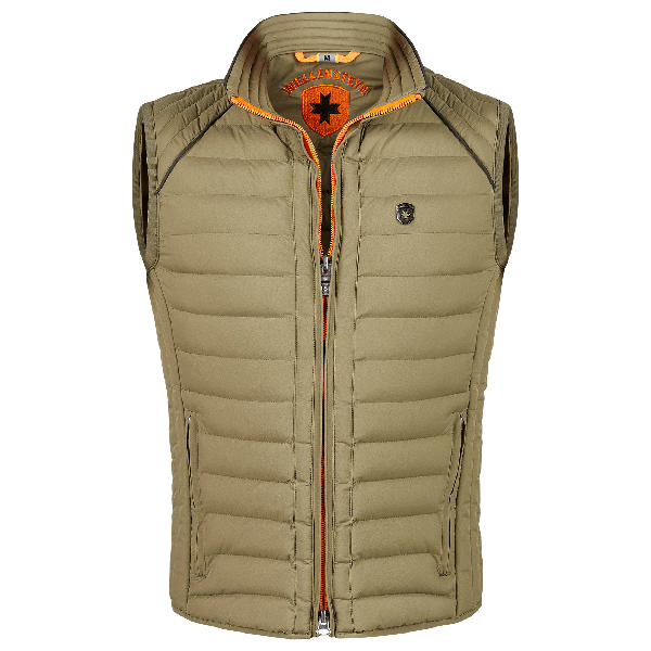 MOL Men Vest, MoSoDuHiTec, Lightarmy/Orange