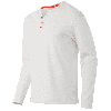 Men Longsleeve 3Button, 977, White