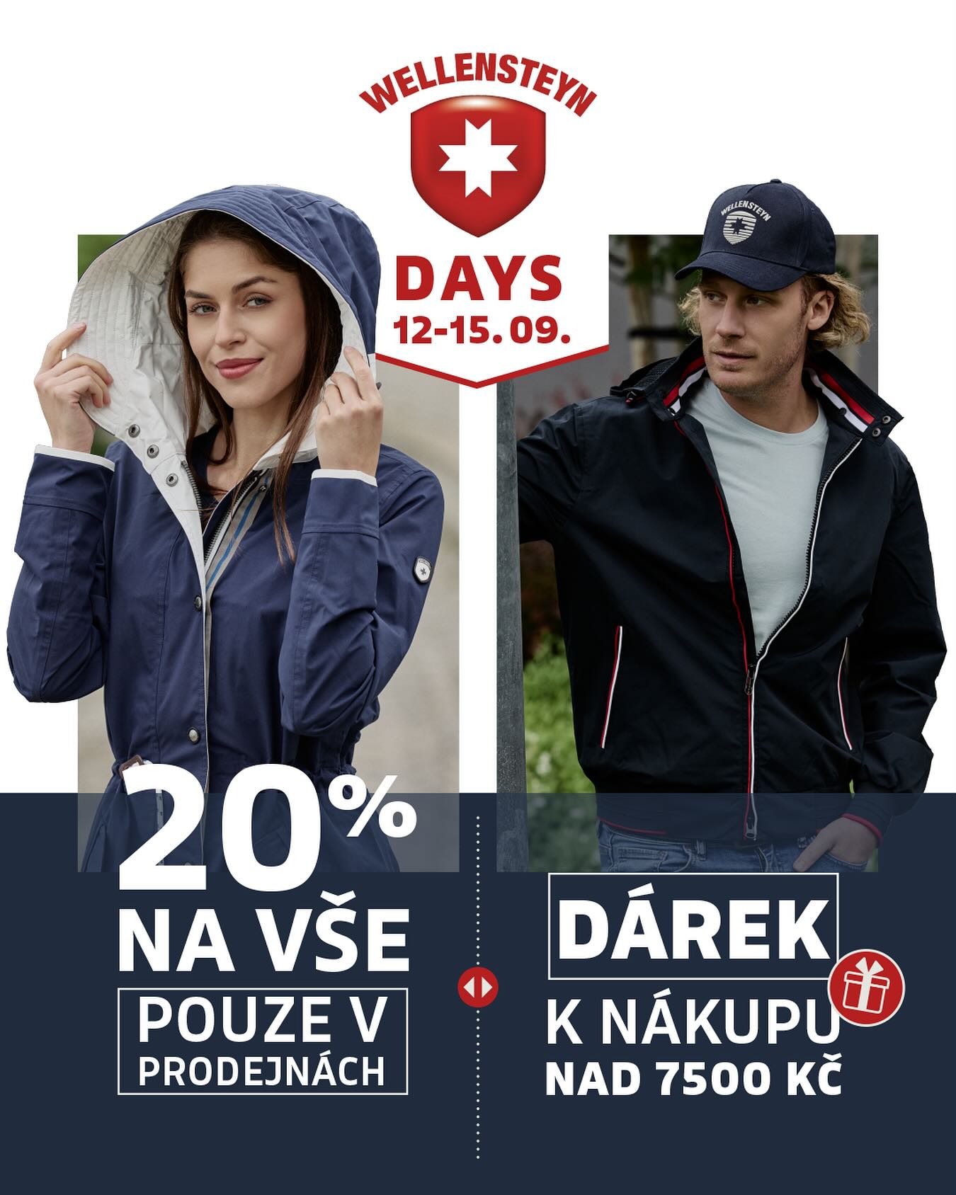 ✨WELLENSTEYN DAYS✨ 🔥20% sleva na vše Dárek k nákupu nad 7 500 Kč🎁 Prémiové bundy – německá preciznost, dlouhodobá investice do nadčasového stylu.🧥 ⏳ Platí 12.–15. září 📍 PREMIUM OUTLET PRAGUE AIRPORT Ke Kopanině 421, 252 67 Tuchoměřice 📍 FREEPORT FASHION OUTLET Chvalovice-Hatě 196, 669 02 📍 FASHION ARENA PRAGUE OUTLET Zamenhofova 440, 108 00 Praha-Štěrboholy #wellensteyn #móda #oblečenie #outfit #WellensteynDny #Sleva20 #StylAKvalita #BundyNaPodzim #NadcasovyStyl #NemeckaPreciznost #PremiovaModa #DarekKNakupu